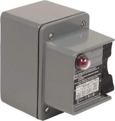 Square D - 3 Poles, 30 Amp, NEMA, Enclosed Toggle Manual Motor Starter - 1 hp at 90 VDC, 10 hp at 460 VAC, 10 hp at 575 VAC, 1-1/2 hp at 230 VDC, 2 hp at 115 VAC, 2 hp at 115 VDC & 7-1/2 hp at 230 VAC, CE, CSA, NEMA 4 & UL Listed - Exact Tool & Supply