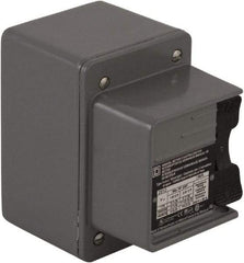 Square D - 3 Poles, 30 Amp, NEMA, Enclosed Toggle Manual Motor Starter - 1 hp at 90 VDC, 10 hp at 460 VAC, 10 hp at 575 VAC, 1-1/2 hp at 230 VDC, 2 hp at 115 VAC, 2 hp at 115 VDC & 7-1/2 hp at 230 VAC, CE, CSA, NEMA 4 & UL Listed - Exact Tool & Supply
