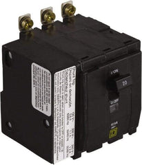 Square D - 50 Amp, 240 VAC, 3 Pole, Bolt On Miniature Circuit Breaker - 8-2 AWG - Exact Tool & Supply