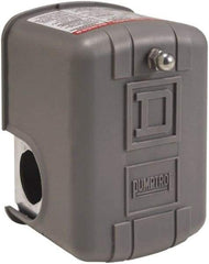 Square D - 1 and 3R NEMA Rated, 20 to 40 psi, Electromechanical Pressure and Level Switch - Adjustable Pressure, 575 VAC, L1-T1, L2-T2 Terminal, For Use with Square D Pumptrol - Exact Tool & Supply