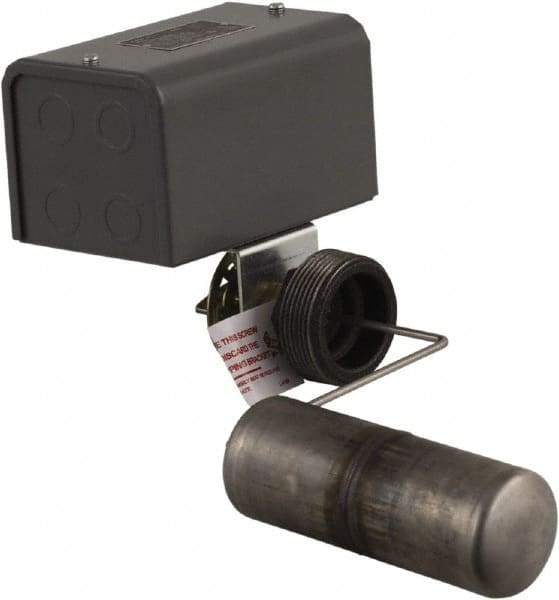 Square D - 1 NEMA Rated, DPST-DB, Float Switch Pressure and Level Switch - 575 VAC, Line-Load-Load-Line Terminal - Exact Tool & Supply
