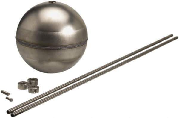 Square D - Pressure and Level Switch Float Kit - Include 2 Rod, 4 Stops and Float, For Use with 9036D, 9036G, 9038A, RoHS Compliant - Exact Tool & Supply