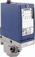 Telemecanique Sensors - G 1/4 (Female) Connector, 4 Bar Sensor, Shock and Vibration Resistant, Control Circuit Pressure Sensor - 1.378 Inch Wide, IP66, For Use with OsiSense XM - Exact Tool & Supply