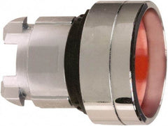 Schneider Electric - 22mm Mount Hole, Recessed, Pushbutton Switch Only - Round, Red Pushbutton, Nonilluminated, Momentary (MO) - Exact Tool & Supply