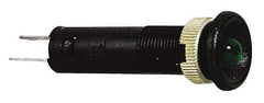 Schneider Electric - 24 V Green Lens LED Pilot Light - Quick Connect Tag Connector, 12mm Wide - Exact Tool & Supply