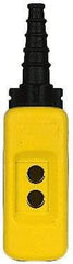 Square D - 2 Hole, Polypropylene Pushbutton Switch Enclosure - Exact Tool & Supply