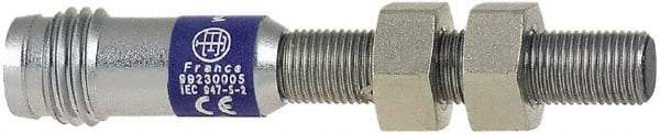 Telemecanique Sensors - NPN, 0.8mm Detection, Cylinder, Inductive Proximity Sensor - 3 Wires, IP67, 5 to 24 VDC, M5x0.5 Thread, 41mm Long - Exact Tool & Supply