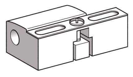 Telemecanique Sensors - Fixing Clamp - Use with Cylindrical M18 Sensor - Exact Tool & Supply