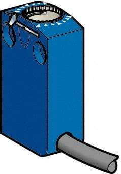 Telemecanique Sensors - 3-1/2 Inch Long, Zamak Body, Limit Switch Body - For Use with ZCE01, ZCE02, ZCE06, ZCE07, ZCE08, ZCE09, ZCE10, ZCE11, ZCE13, ZCE14, ZCE21, ZCE24, ZCE27, ZCE28, ZCE29, ZCE62, ZCE63, ZCE64, ZCE65, ZCE66, ZCE67, ZCEF0, ZCEF2, ZCEG1 - Exact Tool & Supply