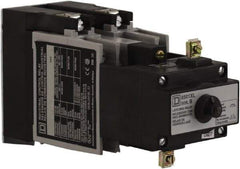 Square D - Electromechanical Screw Clamp General Purpose Relay - 10 Amp at 600 VAC, 4NO, 110 VAC at 50 Hz & 120 VAC at 60 Hz - Exact Tool & Supply