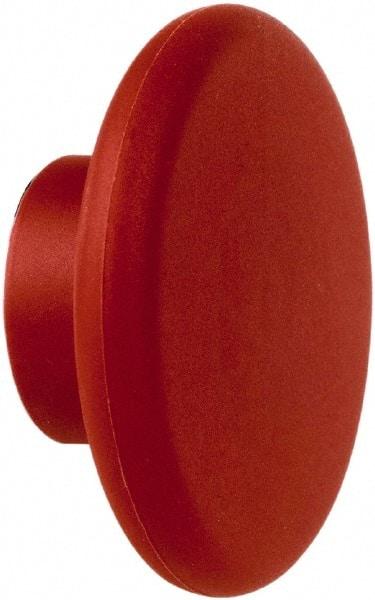 Schneider Electric - Extended Mushroom Head Pushbutton Switch Knob - Red, Nonilluminated - Exact Tool & Supply