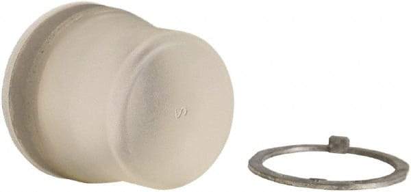 Schneider Electric - Pushbutton Switch Boot - Clear, Round Button, Illuminated - Exact Tool & Supply