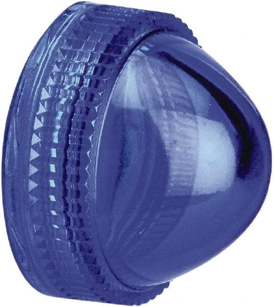 Schneider Electric - Pilot and Indicator Light Lens - Blue - Exact Tool & Supply