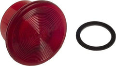 Schneider Electric - Extended Mushroom Head Pushbutton Switch 1-3/8" Knob - Red, Round Button, Illuminated - Exact Tool & Supply