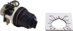 Square D - 1,000 Ohm, 30mm, 300 VAC Potentiometer - 2 Watts, Nonilluminated, Knob Operated, NEMA 4, 13 - Exact Tool & Supply
