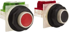 Schneider Electric - 30mm Mount Hole, Extended Straight, Pushbutton Switch - Momentary (MO) - Exact Tool & Supply
