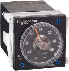 Schneider Electric - 300 hr Delay, Time Delay Relay - 5 Contact Amp, 24 to 240 VAC/VDC at 50/60 Hz - Exact Tool & Supply