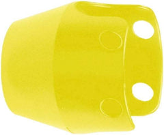Schneider Electric - Extended Mushroom Head Pushbutton Switch Guard - Yellow - Exact Tool & Supply