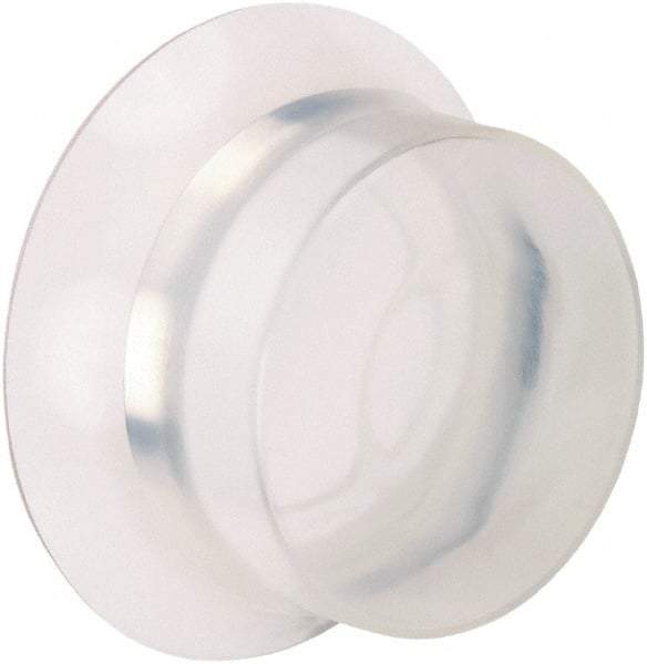 Schneider Electric - Extended Straight Flush Pushbutton Switch Boot - Clear, Round Button - Exact Tool & Supply
