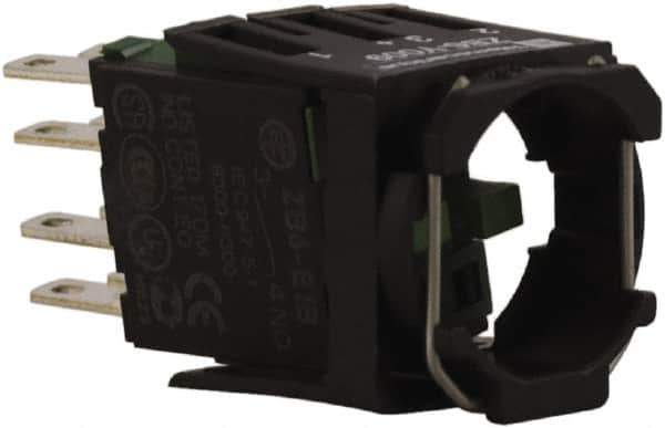 Schneider Electric - 2NO, Multiple Amp Levels, Electrical Switch Contact Block - Exact Tool & Supply