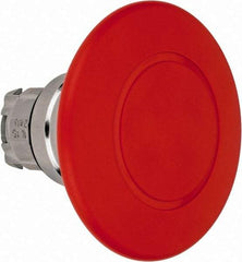 Schneider Electric - Extended Mushroom Head, Pushbutton Switch Only - Round, Red Pushbutton, Nonilluminated, Trigger Action, On-Off - Exact Tool & Supply