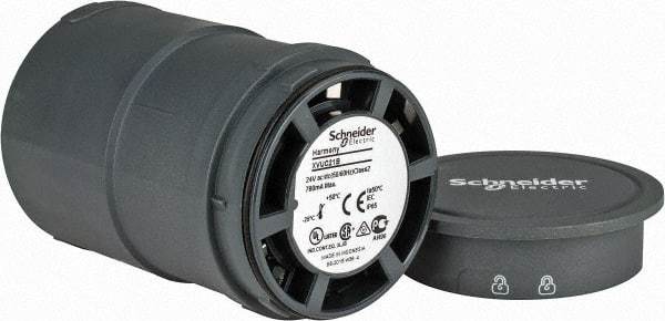 Schneider Electric - Steady, Stackable Tower Light Base Unit - 24 VAC/VDC, 400 Milliamp, IP65 Ingress Rating, Pipe Mount - Exact Tool & Supply