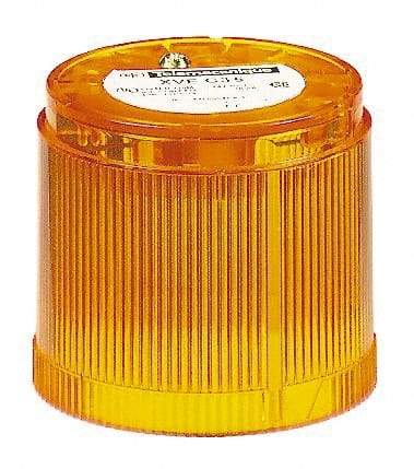 Schneider Electric - 120 VAC, Flash Discharge Tube, Orange, Flashing Light - 70mm Diameter, 2.05 Inch High, IP40, IP42 Ingress Rating, Base Mount - Exact Tool & Supply