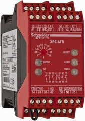 Schneider Electric - Electromechanical Screw Clamp General Purpose Relay - 6 Amp at 24 VDC, 24 VDC, 45mm Wide x 99mm High x 114mm Deep - Exact Tool & Supply