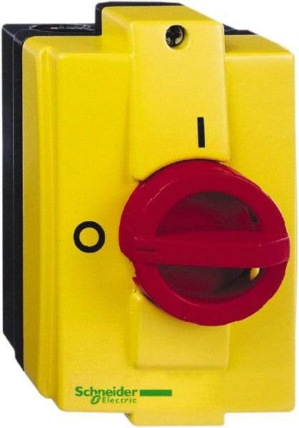 Square D - 690VAC, 3 Pole, Enclosed Fused Cam & Disconnect Switch - 3 Wires - Exact Tool & Supply