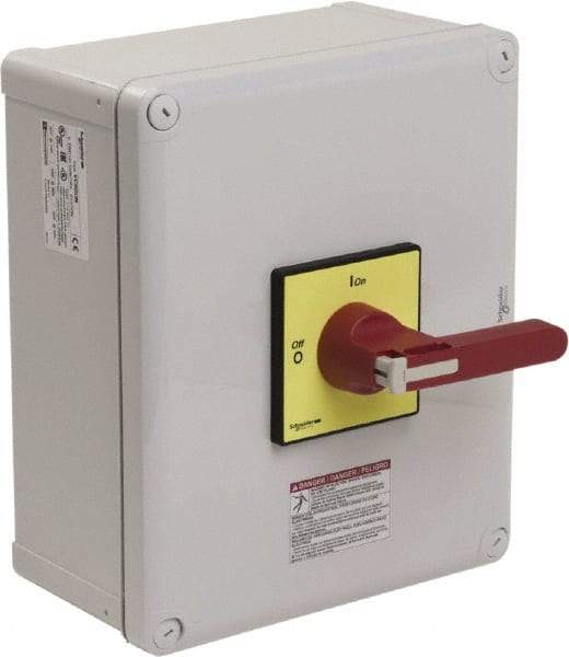 Square D - 3 Phase, 3 Pole, 1 & 12, Enclosed Cam & Disconnect Switch - PVC - Exact Tool & Supply