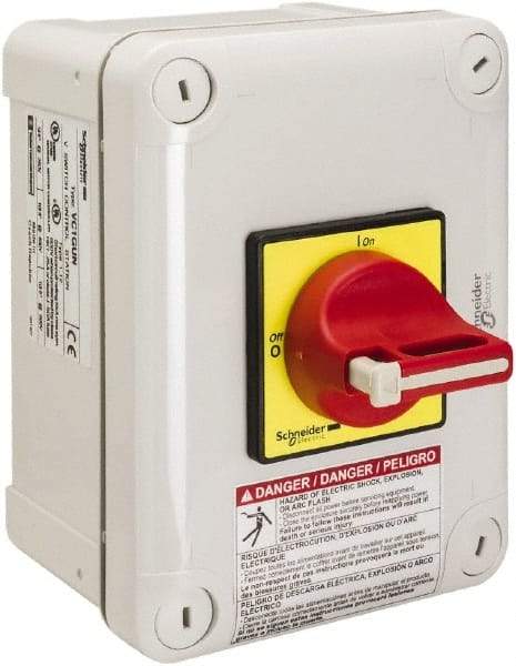 Square D - 3 Phase, 3 Pole, 1 & 12, Enclosed Cam & Disconnect Switch - PVC - Exact Tool & Supply