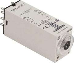 Schneider Electric - 8 Pin, 100 hr Delay, Multiple Range DPDT Time Delay Relay - 5 Contact Amp, 120 VAC, Knob - Exact Tool & Supply