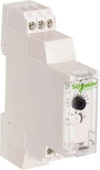 Schneider Electric - 10 hr Delay, Multiple Range SPDT Time Delay Relay - 8 Contact Amp, 24 to 240 VAC/VDC, Selector Switch - Exact Tool & Supply