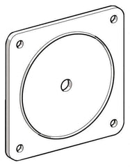 Schneider Electric - Cam and Disconnect Switch Gasket - For Use with 60 x 60mm Front Plate & Front Mounting Cam Switches, K1 Switches, K2 Switches - Exact Tool & Supply