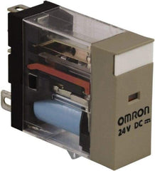 Schneider Electric - Electromechanical Plug-in General Purpose Relay - 10 Amp at 24 VDC, SPDT, 24 VDC - Exact Tool & Supply
