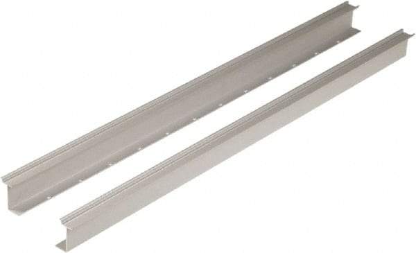 Square D - 1m Long x 0.3 Inch Wide x 1.38 Inch High x Aluminum DIN Rail - 0.04 Inch Thick - Exact Tool & Supply