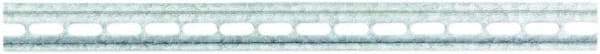 Square D - 36 Inch Long x 0.81 Inch Wide x 0.22 Inch High, Steel Mounting Track - Exact Tool & Supply
