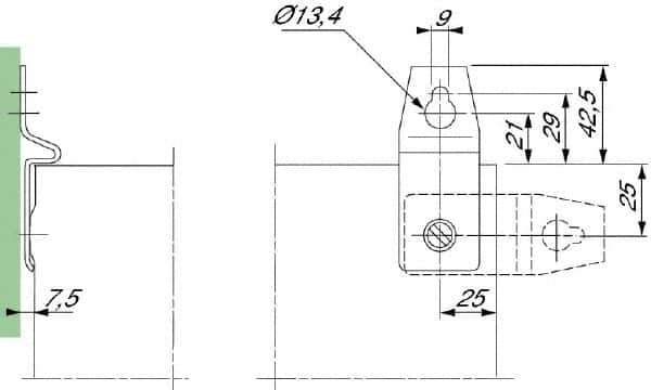 Schneider Electric - Electrical Enclosure Stainless Steel Wall Mount Lug - For Use with CRN Wall Mounting Steel Enclosure/S3X Stainless Steel Wall Mounting Enclosure, RoHS Compliant - Exact Tool & Supply