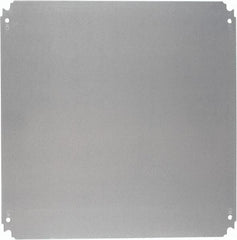 Schneider Electric - Electrical Enclosure Steel Mounting Plate - For Use with 800 (H) x 800 (W) Floor Standing Enclosure, RoHS Compliant, Includes Mounting Hardware & Mounting Plate - Exact Tool & Supply