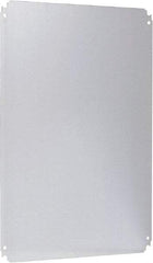 Schneider Electric - Electrical Enclosure Steel Mounting Plate - For Use with 700 (H) x 500 (W) Floor Standing Enclosure, RoHS Compliant, Includes Mounting Hardware & Mounting Plate - Exact Tool & Supply