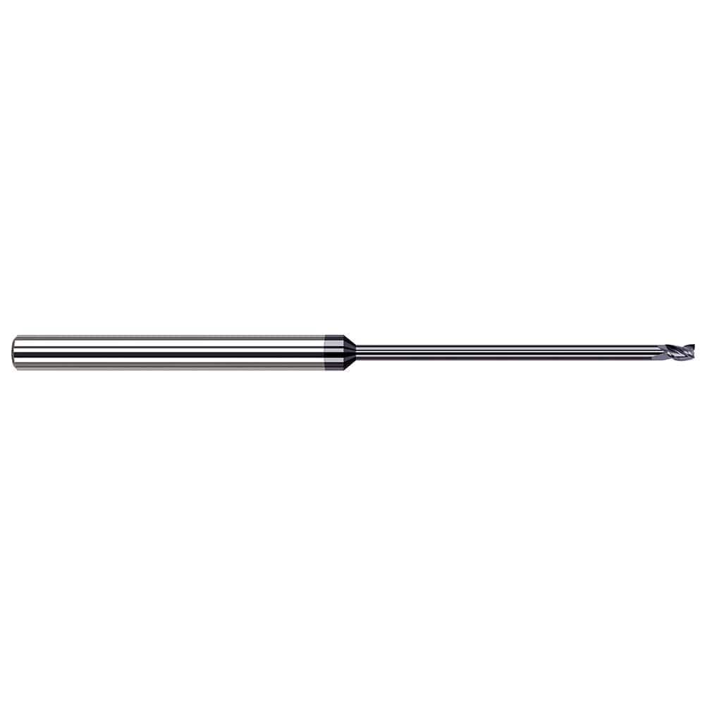 Harvey Tool - Square End Mills; Mill Diameter (Decimal Inch): 0.0600 ; Length of Cut (Decimal Inch): 0.0900 ; Material: Solid Carbide ; Finish/Coating: AlTiN ; Shank Diameter (Inch): 1/8 ; Single or Double End: Single - Exact Tool & Supply