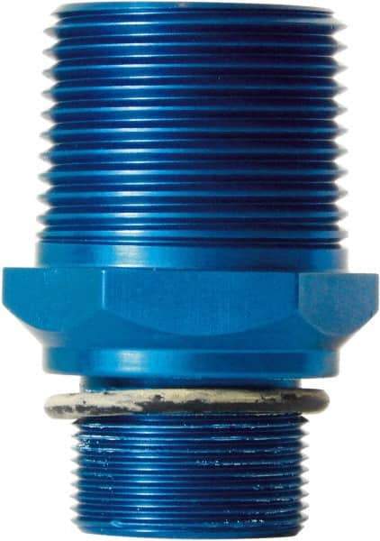Parker - 1 NPT Air Compressor Vacuum Pump to Filter Adapter - 2.19" High, Use with Welch Pump Models #1376, 8925 - Exact Tool & Supply