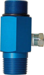 Parker - 3/4 NPT Air Compressor Vacuum Pump to Filter Adapter - 3" High, Use with Welch Pump Models #1402, 8912, 8917 - Exact Tool & Supply