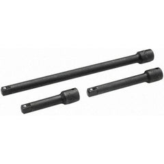 SK - Socket Extension Set - 3 PIECE 1/4" DR IMPACT EXT SET - Exact Tool & Supply