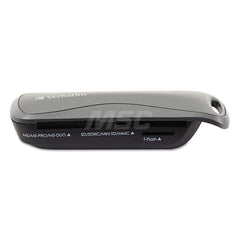 Verbatim - Office Machine Supplies & Accessories; Office Machine/Equipment Accessory Type: Pocket Card Reader ; For Use With: Mac OS X 10.1 & Later; Windows 2000; XP; Vista; 7 Operating Systems ; Color: Black - Exact Tool & Supply