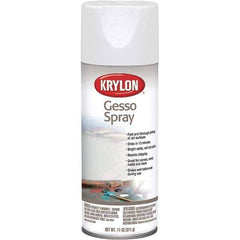 Krylon - 11 oz Bright White Art Surface Primer - 15 to 20 Sq Ft/Gal, Direct to Metal, Spray - Exact Tool & Supply