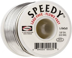 Lincoln Electric - Solder Type: Lead-Free Solder Diameter (Inch): 1/8 - Exact Tool & Supply