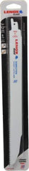 Lenox - 12" Long x 7/8" Thick, Bi-Metal Reciprocating Saw Blade - Tapered Profile, 6 TPI, Toothed Edge, Universal Shank - Exact Tool & Supply