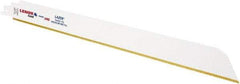 Lenox - 12" Long x 1" Thick, Bi-Metal Reciprocating Saw Blade - Tapered Profile, 14 TPI, Toothed Edge, Universal Shank - Exact Tool & Supply