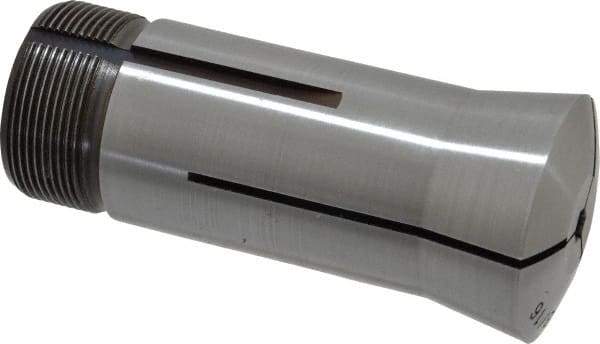 Lyndex - 3/16 Inch 5C Hex Collet - 1.041-24 Internal Thread Size, Steel, 0.008 Inch TIR - Exact Tool & Supply